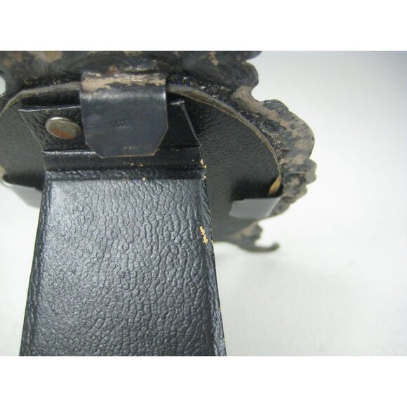 Antique Silver 800 Ornate Oval Picture Frame Blue Velvet Table Top Easel 1920s - Picture 11 of 14